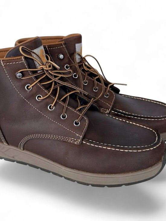 Carhartt Men\'s Work Boots Dark Brown Size US 13 Moc Toe CMX4023 main image 12